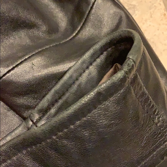 NAUTICA LEATHER BOMBER - size 46 - Picture 6 of 6